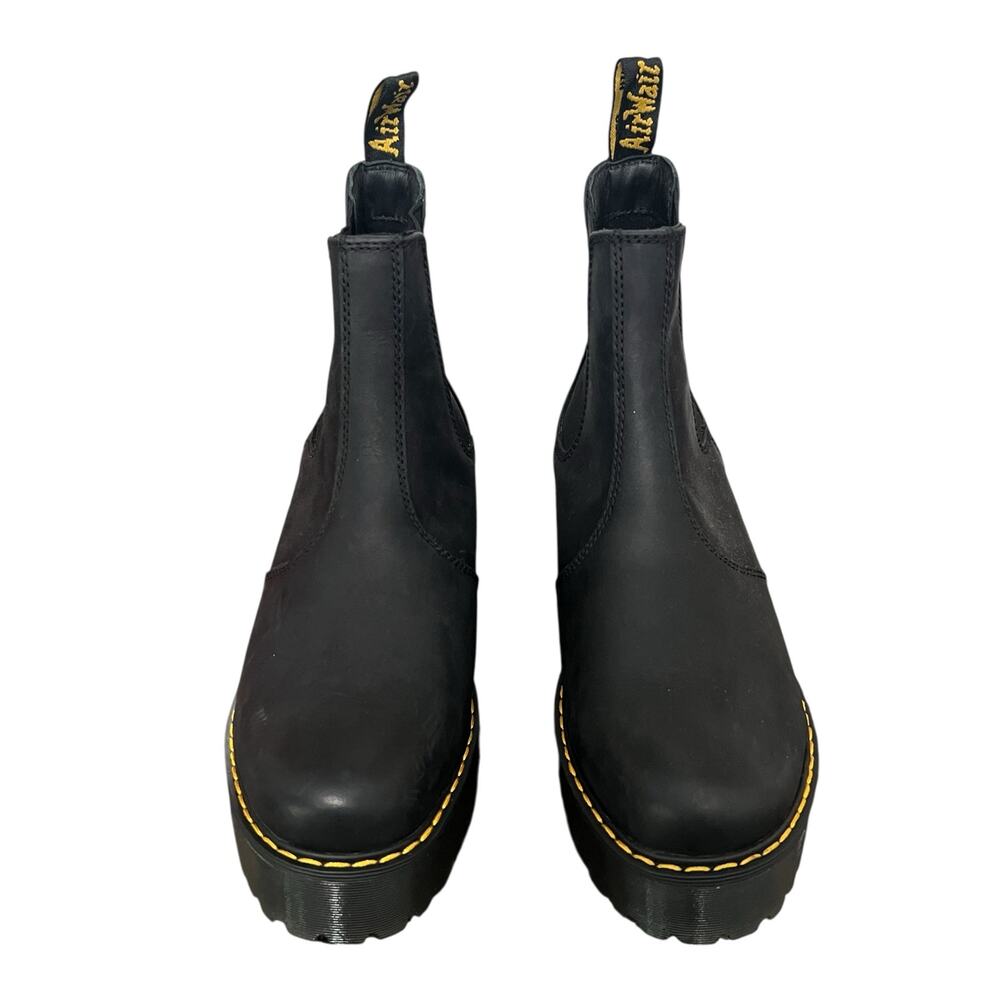 NEW! Dr. Martens Rometty Wyoming Leather Platform Chelsea Boots - Size 9 - Picture 5 of 9